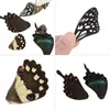 Decorative Objects Figurines 100Pcs Set Real Natural Specimens Butterfly Wings DIY Jewelry Artwork Art Hand Craft Happy ING 230419