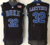 Maglie da basket NCAA Duke Blue Devils cucite College Christian Laettner # 32 Blue 4 Redick White 2 Cook College Jersey