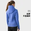 Lu lu Ceket Hoody Hizalama T-shirt Al Yeni Sport Yoga Limonlar Kapşonlu Açık Hava Dış Mekan Kadın Eğitim Fitness Ceket Kalın ve Sıcak Palto LL