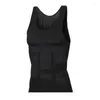 Mäns kroppsformar Mänskjorta Slimming Shaper Vest Workout Tank Tops ABS Abdomen Underhirts Top Shapewear Thermal Compression