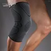 Knäskydd 1 -stycke Fitness Running Cycling Hesces Elastic Nylon Brace for Sports Compression Pad Sleeve Basketball Volleyball