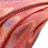 Tissu 150cm50100cm Glitter Laser Polyester Tissu Irisé Holographique Fête De Mariage Fond Poupée Vêtements Décor Matériel DIY 230419