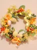 Decorative Flowers Easter Egg Butterfly Artificial Wreath Ornament Chirstmas Party Door Wall Window Garland Scenne Layout Decorations Home