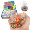 5.0cm Squishy Ball Fidget Toy Colorful Water Beads Mesh Grape Ball Anti Stress Squeeze Ball