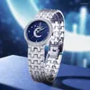 Montres-bracelets Fairwhale Luxury Fashion Design Diamond Starry Sky Quartz Montre pour femmes étanche élégante dames montre-bracelet Reloj Para Mujer