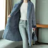 Women's Trench Coats Women's Winter And Autumn Coat Woolen Shawl Warm Solid Color Ladies Fashion Loose Cape Cardigan Clothes
