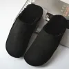 Chaussures en coton pour femmes courtes en peluche baotou pantoufles de loisirs de loi
