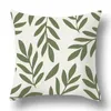 Cuscino Cuscino Decorativo 45x45 cm Pianta Verde Divano Confortevole Federa Coprire Soggiorno Decorazione Della Casa Stampa Moderna 230419