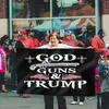 3X5ft Trump Flags 2024 Баннер кампании Trump God Guns Flag DHL Бесплатная доставка