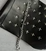 INS Fashion Handmade Cuban Chain Cross Armband Nischendesign für Männer/Frauen Paare 925 Sterling Silber Exquisiter leichter Luxusschmuck