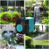 Akvarier Belysning 220V 240V Traquiet 360W Submerible Water Fountain Pump Filter Fish Pond Aquarium Tank EU US 230711 Drop Delivery DHA9L