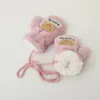 Guanti senza dita per bambini 2-7 anni Guanti invernali per bambini per ragazzi e ragazze Orso di peluche Guanti a dita intere per bambini piccoli Guanti per bambini all'aperto Guanti caldi per bambini 231120