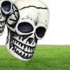 12 PCS Resin Gothic Skull Head Pendant Imitation Yak Bone Charm Black Wax Cotton Cord Necklace296a8902025
