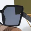 Übergroße Sonnenbrille mit quadratischen Gläsern, schwarze Sonnenbrille, Herren- und Damensonnenbrille, mattierte Bügel, glänzende PC-Paar-Sonnenbrille, leicht und bequem