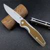 Smith Folding Pocket Knife EDC Tool Hög hårdhet Camping Överlevnad Jakt Knifes G10 Varp Cutter Blades Multifunktion utomhus Knivar Tungt