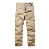 Casual Custom Logo Jogger Men last byxor billiga män bekämpa multi fickor casual bomullsgods 19003#