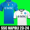 I 23 24 Jerseys kids kit Naplesx Home Away Football Shirt Christmas Valentine's Day Halloween Special Fouth MARADONA OSIMHEN ANGUISSA Maglia Napoli Soccer