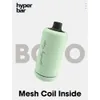 Authentic Hyperbar Boto 7000 Puff Vapes descartáveis Puff 2% 5% Força 16ml Pod pré-preenchido 500mAh Bateria recarregável 1ohm Mesh Coil 7k Puffs E Cigs 18 Sabores Luzes