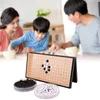 Giochi di scacchi Gioco magnetico Go Pieghevole Multisize Go Acrilico Pezzi degli scacchi in bianco e nero Set di scacchi Puzzle per bambini Gioco da tavolo Giocattoli Regali 231118