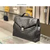 Briefcase for Men/Women Designer Bag With Logo Classic Briefcase Botega Totes Mesh Braided Cowhide Securely Shopping Bag Y