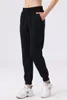 Lululu ADAPTED STATE Womens Casual Straight Trousers Autumn and Winter Loose Outdoor Drawstring Straight Trousers