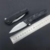 KS 1342 Folding Pocket Knife 2.87/8CR13MOV Drop Point Blad Black GFN Handle Assisted Survival Tactical EDC Knives 224