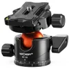 Cabeças de tripé K f Conceito Profissional Tripod Ball Head 360 ° Rotação