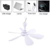 Ventiladores eléctricos Silent 6 Leaves USB Powered Techo Canopy Fan para Camping Bed Dormitorio Carpa 230419