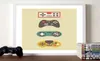 Impressão de jogos retro arte da parede pintura em tela gamer presente vídeo game poster vintage gamepad controlador imagem meninos crianças quarto decor2081686