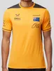 Den nya 2022 McLarens Men's T-skjortorna F1 Daniel Ricciardo Kort ärm T-shirt Men Leisure snabbtorkande t-shirt på sommaren