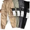 2023 Y2k Cargo Stones Island Haruku Imprimer Salopette multi-poches Hip Hop Punk Rock Pantalon large surdimensionné Streetwear YP 845 621