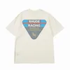 Дизайнерская модная одежда Футболки Футболки в стиле хип-хоп Модные Rhude Summer Sailing Vintage Универсальный Свободный крой Vtg Футболка с круглым вырезом для пар Уличная одежда Топы Спортивная одежда