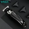 Haar Trimmer VGR Haar snijdmachine Oplaadbare kapselmachine Draadloze haar Trimmer Professional Hair Clipper Trimmer voor mannen V-030 230419