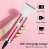 Epilador 5 em 1 Removedor de cabelo de epilatórios elétricos para mulheres sobrancelha de biquíni, cortador de cabelo do nariz do nariz Cutter USB Charging Lady Shaver 230518