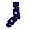 Women Socks 27 Style Funny Casual Harajuku Kawaii Animal Flower Fruit Printed Tide Sox Dropshipp Cotton Spring Autumn Happy