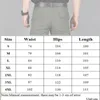 Calça masculina homens calças calças de carga casual Militari Tática do exército masculino masculino respirável à prova d'água multi-bockets de calça s-5xl plus size 230420