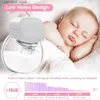 Breastpumps Portable Electric Breast Pump Silent Wearable Automatic Milker USB Rechargable Baby Breastfeed Milk Extractor Milker BPA Free Q231120