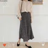 Etekler 2020 Yaz Etek Uzun Sıcak Satış Kadınlar Siyah Beyaz Tikalı Stil Kızlar Kore Tasarım Yüksek Bel Leopar Uzun Etekler N1965 P230420