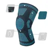 Knieschützer Sport Silikon Knit Meniskus Beinabdeckung Running Fitness Squat Protector