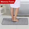 Tapis de sol absorbant pour salle de bain, entrée de cuisine, antidérapant, éponge à mémoire de pied, porte confortable, couverture chauffante