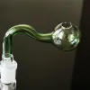 Tubi per bruciatore a olio in vetro Pyrex con 10mm 14mm 18mm maschio femmina gorgogliatore per fumo tabacco Hanb Pipe 12 LL