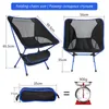 Camp Furniture Travel Ultralight Folding Chair Superhard High Load Outdoor Camping Portable Beach Hiking Picnic Seat Fishing Tools 231120