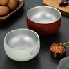 Skålar slitstarkt rostfritt stål Instant Noodles Bowl Målning Hantverk Japansk stil Sallad Mixing Kitchen Gadget Anti-Scaling