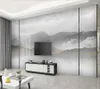 Fonds d'écran Papel De Parede Moderne Minimaliste Marbre Encre Paysage 3d Papier Peint Mural Salon Tv Mur Chambre Papiers Décor À La Maison