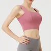 Completo da yoga Ad asciugatura rapida Corsa Intimo sportivo Fitness Gilet da allenamento per donna Reggiseno antiurto Anti-vibrazioni