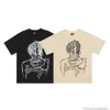 Camisetas Luxo Mens Designer Moda Roupas Revenges Co Br Ed Juice Wrld999 Americano Manga Curta Esboçando Retrato Imprimir Solto Verão T-shirt