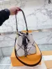 Luxury Designer bag Shoulder Handbags L Quality High Fashion women wallets Clutch CrossBody cowhide 3D relief champagne bucket bags Ladies