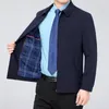 Herenjassen Effen kleur met lange mouwen Eenvoudig en veelzijdig. Deze jas heeft een stijlvolle uitstraling die nooit uit de mode raakt.