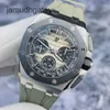 Ap Swiss Luxury Watch Royal Oak Offshore Series 26420so Desert Yellow Precision Steel/black Ceramic 43mm Automatic Mechanical Men's Watch Complete Set 2ert