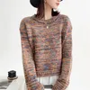 Chandails courts et épais pour femmes, pull avec bas, tricot Vintage, vente en gros, Discount, automne hiver